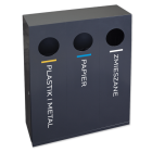 Kosz do segregacji 3-komorowy Eco Smart 3 x 30L