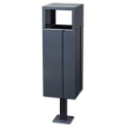 Kosz uliczny na słupku Monaco 40L