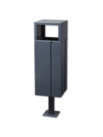 Kosz uliczny na słupku Monaco 40L