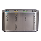 Kosz do segregacji Titanium 4 x 60L stal nierdzewna