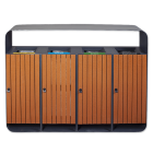 Kosz do segregacji 4-komorowy Bali 4 x 75L