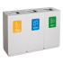 Kosz do segregacji modułowy Eco Modular III 3 x 60L biały Kosz do segregacji modułowy Eco Modular III 3 x 60L biały