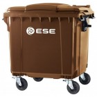 Pojemnik na odpady komunalne ESE 1100L brązowy