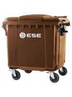 Pojemnik na odpady 1100L brązowy ESE