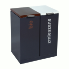 Kosz do segregacji 2-komorowy Eco Star II 2 x 60L