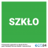 Naklejka na kosz do segregacji odpadów 15 x 15 cm – papier