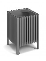 Kosz uliczny Modern Conifer o pojemności 60 L