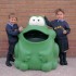 Kosz do segregacji dla dzieci Froggo 70L zielony