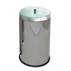 Pojemnik metalowy z pokrywą i uchwytem Lukka 10 L INOX