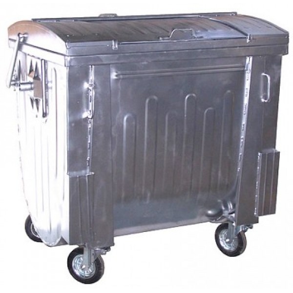 Pojemnik metalowy na odpady 1100L