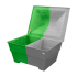 Pojemnik na sorbent dwukomorowy 220L - 450L