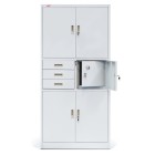 Metalowa szafa na dokumenty z sejfem Atlanta szara marki Contract Point Metalowa szafa na dokumenty z sejfem Atlanta szara marki Contract Point