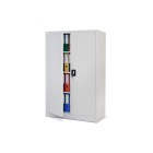 Metalowa szafa na dokumenty Orlando szara 140x90cm Contract Point