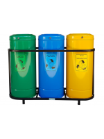 Kosze do segregacji Barrel 3 x 60 L