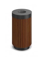 Kosz uliczny na odpady Woodmet o pojemności 80 L