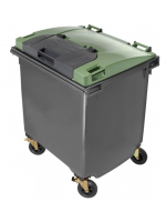 Pojemnik na odpady z "pokrywą w pokrywie" Weber 1100 L