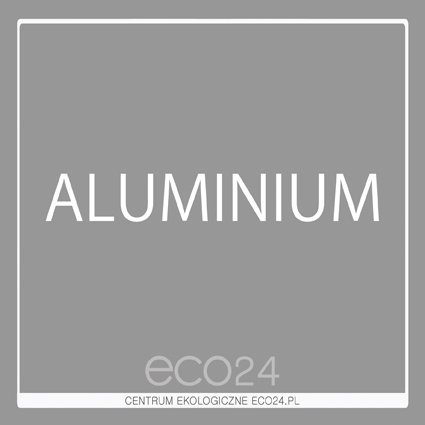 Naklejka kwadratowa Aluminium